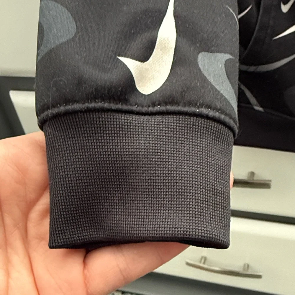 Nike Kids Black and Gray Swoosh Jacket - Picture 3 of 9
